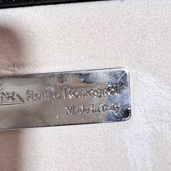 Renzo Romagnoli Black Crocco Leather Single Watch Wander Box RENZBO-045 - Picture 13 of 16